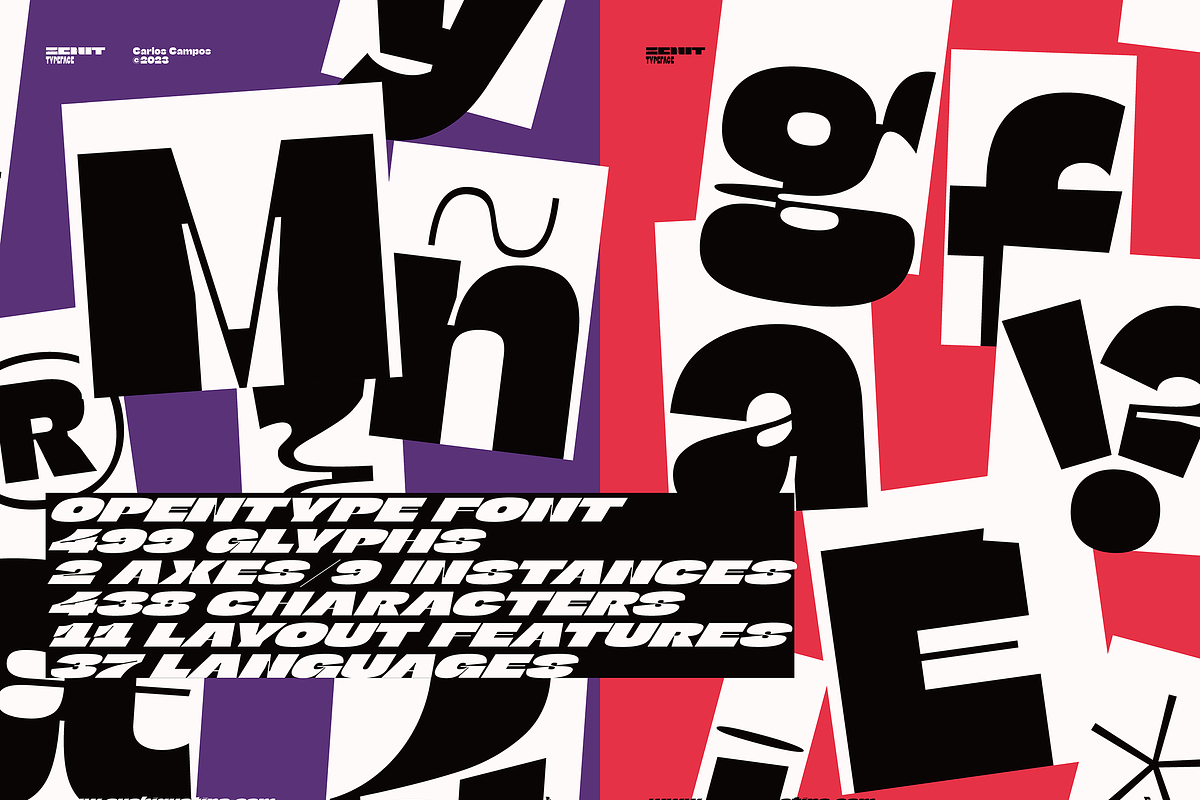 Zenit Font, a Sans Serif Font by Cuchi, qué Tipo! Foundry (Photo 2 of 12)