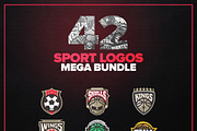 42 Sport logos MEGA BUNDLE, a Branding & Logo Template by zerographics.ru (Thumbnail 5 of 5)