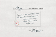 Thirty Pages - Handwritten Script, a Script Font by Sarid Ezra (Thumbnail 5 of 9)