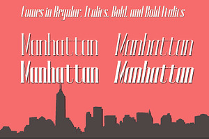 MANHATTAN: A New York Typeface