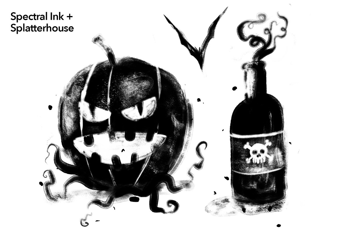Vintage Engrave & Decay Brushes, a Brush Add-On by Ink Gang Boss (Photo 5 of 7)