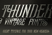 Thunder Typeface, a Font by Cruzine (Thumbnail 4 of 5)