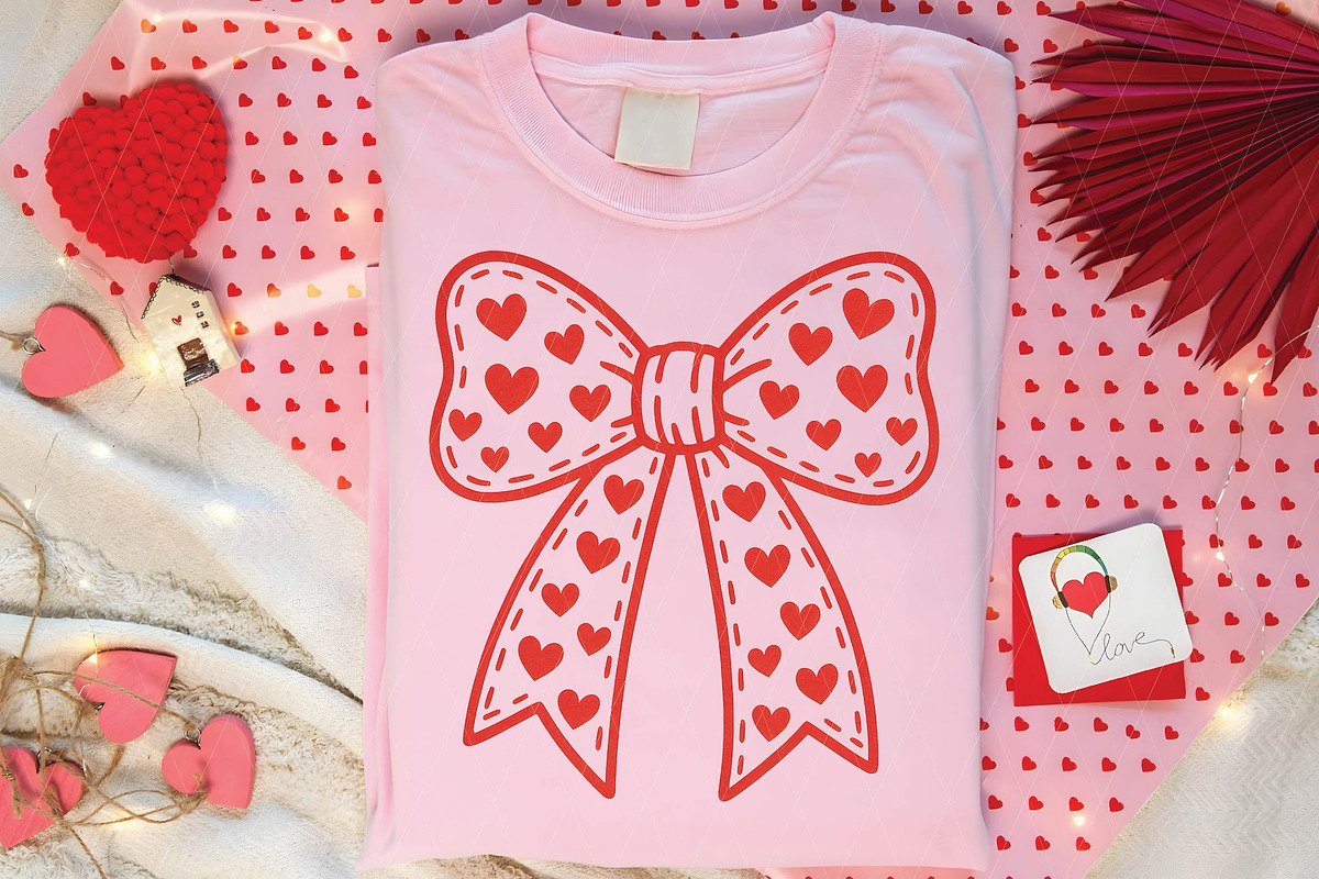 Valentine Coquette Bow PNG, an Illustration by DreamPrint404 (Photo 5 of 8)