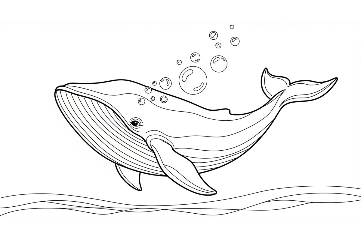 Whale Line Art Vector Bundle, an Illustration by yasushie (Photo 25 of 51)