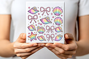 Cute Coquette Seashell Summer PNG, an Illustration by CraftArtStudio (Thumbnail 2 of 4)