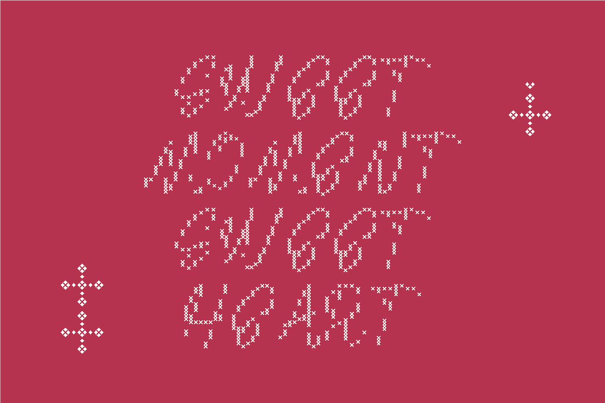 Handriya | A Embroidery Script Font, a Handwritten Font by Berdansabersama (Photo 5 of 9)