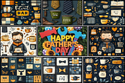 Happy Father’s Day Themed Paper, a Background Graphic by Printable Treasure (Thumbnail 1 of 5)