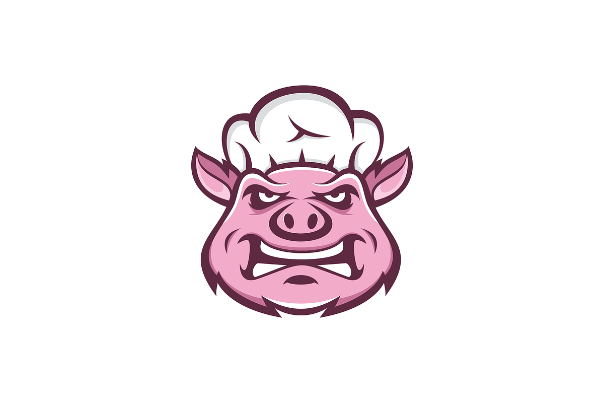 Chef Pig Mascot Logo Design Vector, a Branding & Logo Template by majesticlogo