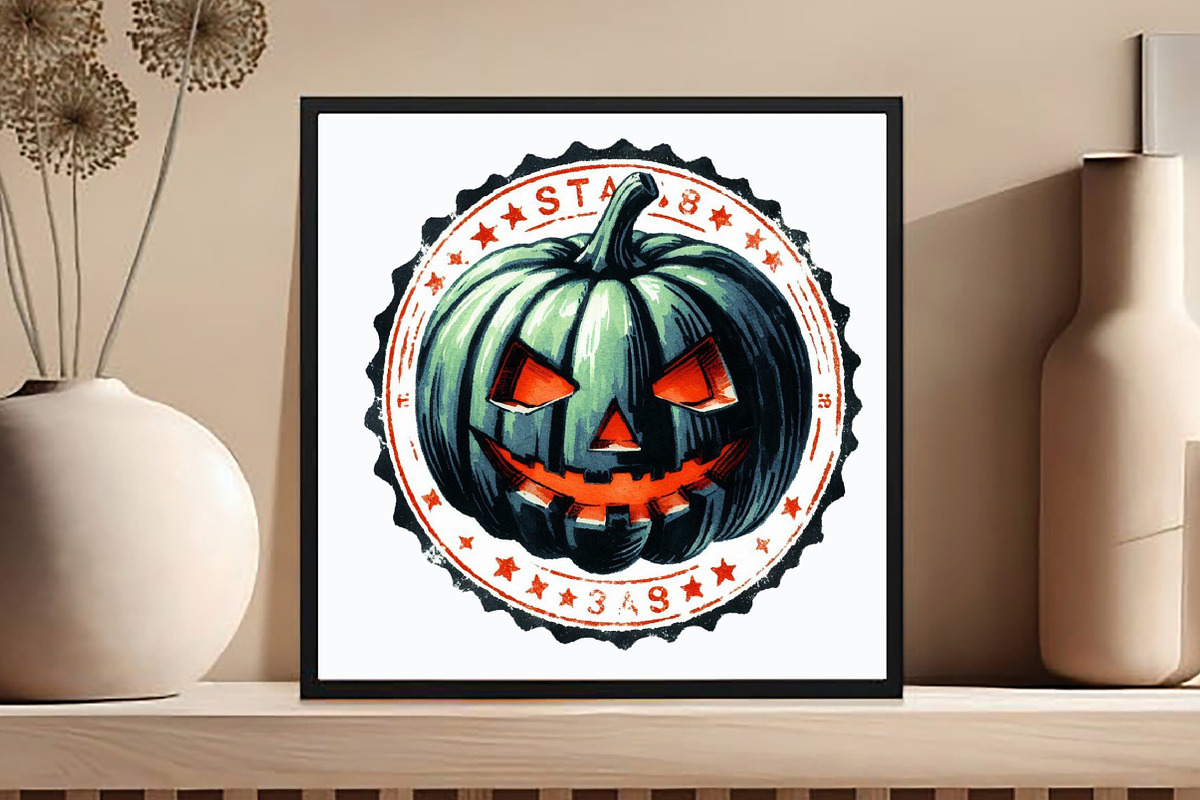 Halloween stamp  Clipart, an Illustration by DreamCafeArt (Photo 6 of 7)