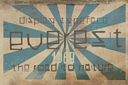 Everest 1968 vintage retro font, a Font by C7 Studio (Thumbnail 1 of 4)