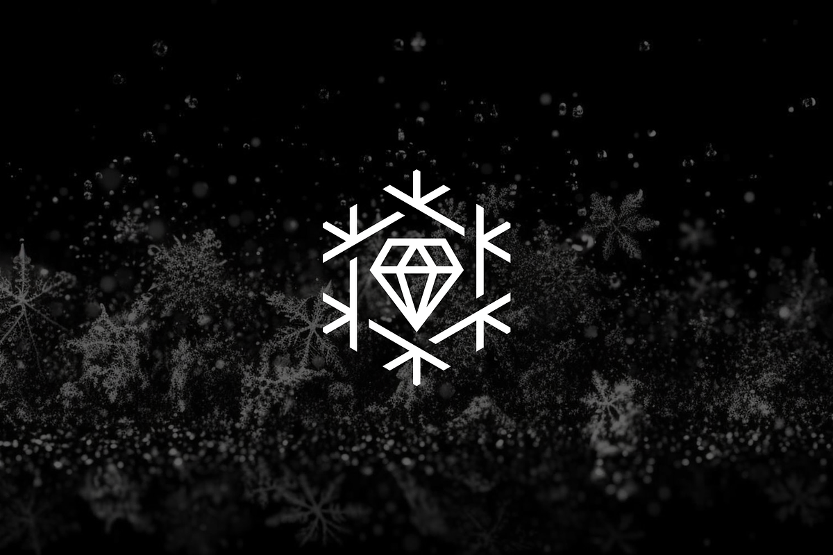 Minimalist Snowflake Diamond Logo, a Branding & Logo Template by Luxury Logos (Photo 2 of 4)