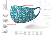 Face Mask Mockup, a Mask Mockup by akropol (Thumbnail 6 of 12)