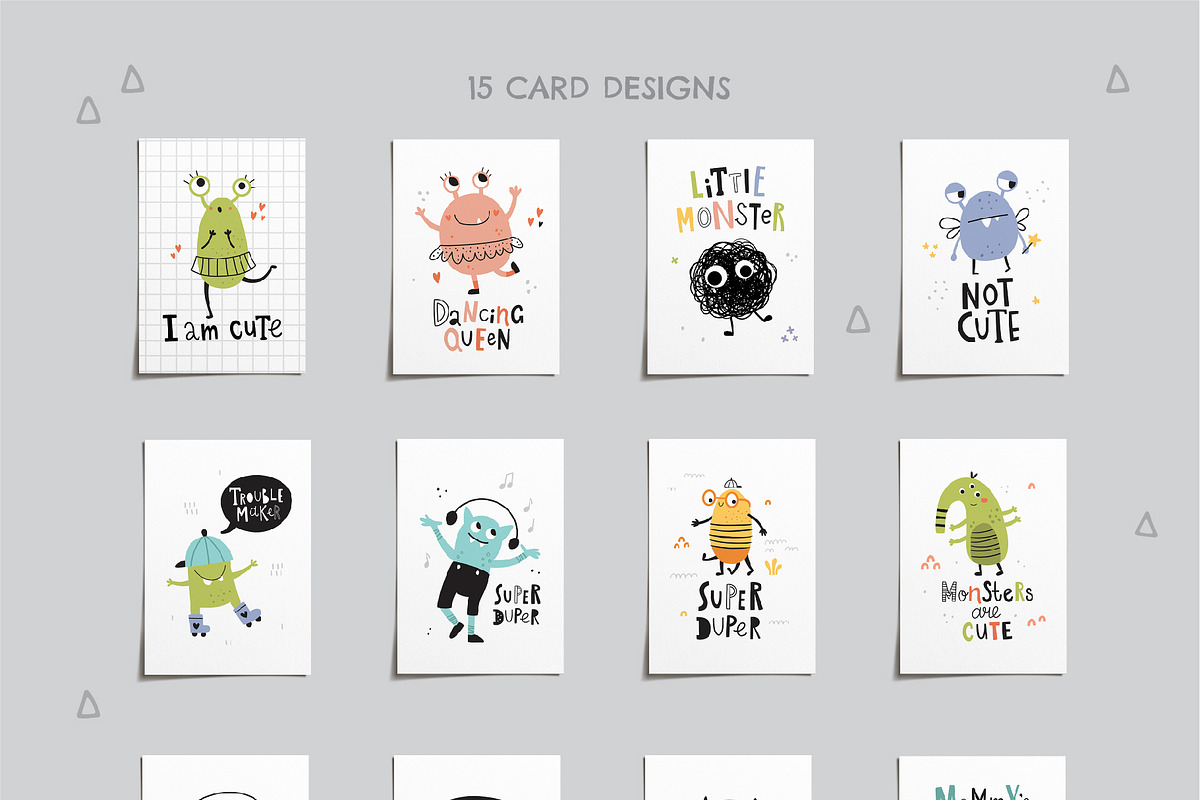 Monsters kids clipart collection, an Animal Illustration by Leysan Shayak (Photo 14 of 15)