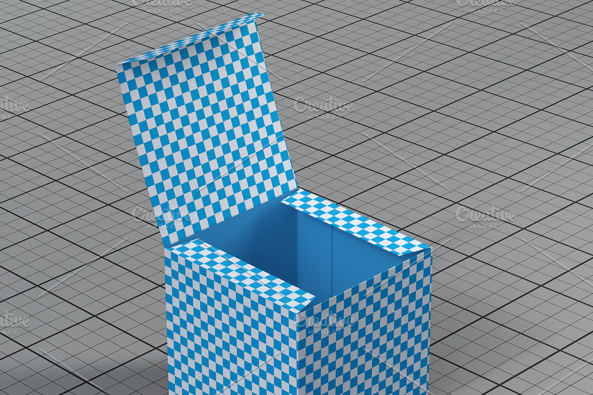Square Box Mockup, a Cups & Container Mockup by desgiant (Photo 3 of 11)