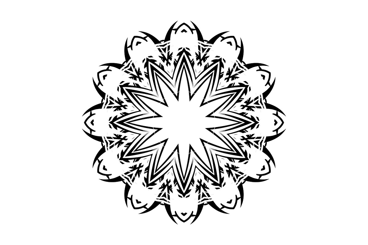 Handcrafted Mandala Design Pack, a Pattern Graphic by NJ Himel (Photo 27 of 30)