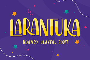 Larantuka - Playful Typeface, a Font by Arterfak Project