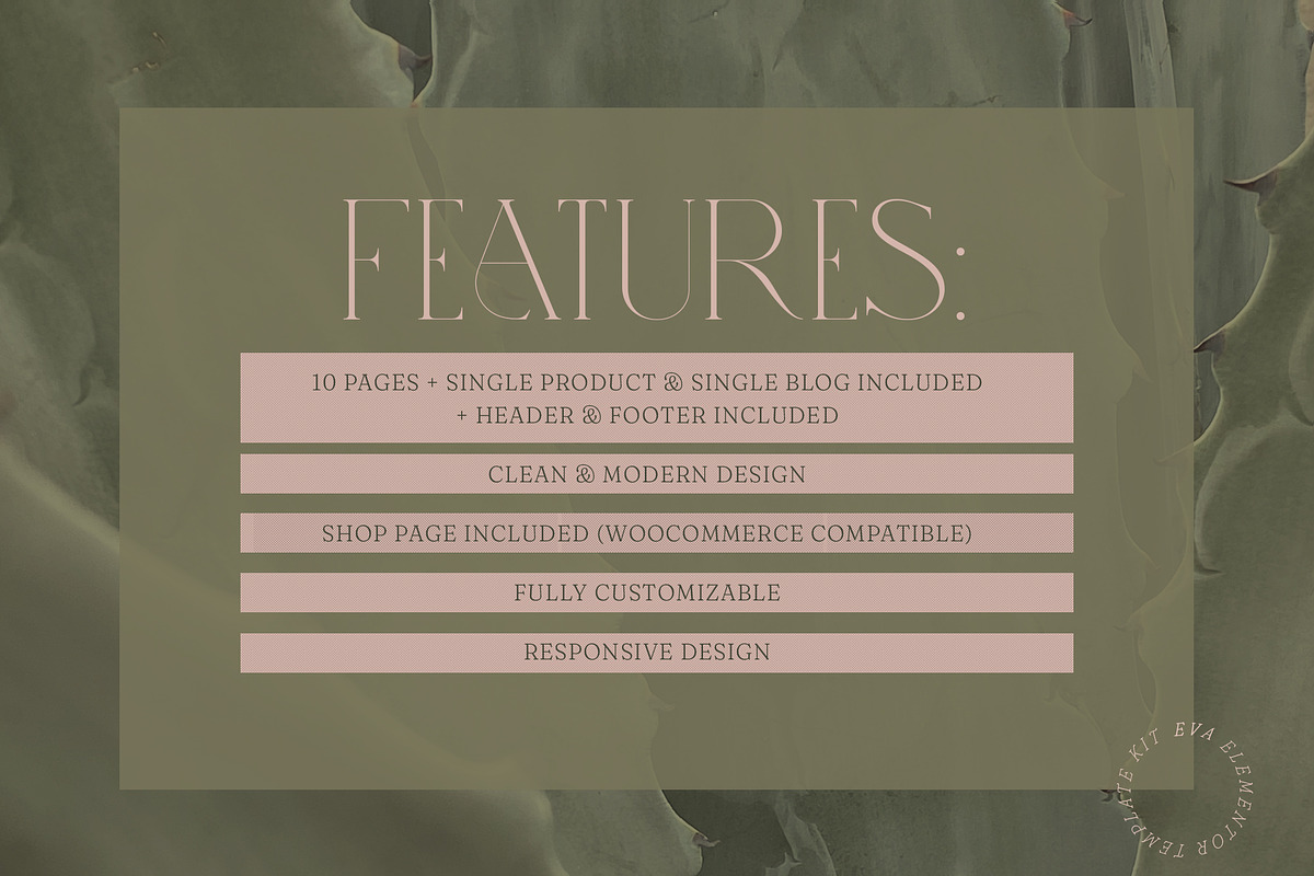 EVA Fashion Elementor Template Kit, an UI Kit Template by Touringxx Creative Studio (Photo 5 of 6)