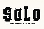 Solo, a Slab Serif Font by Wow Magic (Thumbnail 1 of 7)