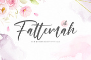 Fattemah - Handwritten Font, a Script Font by StringLabs (Thumbnail 1 of 14)