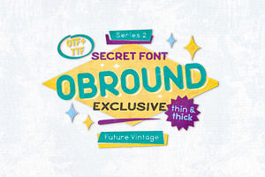 Artifact Font BUNDLE 2 Secret Gift