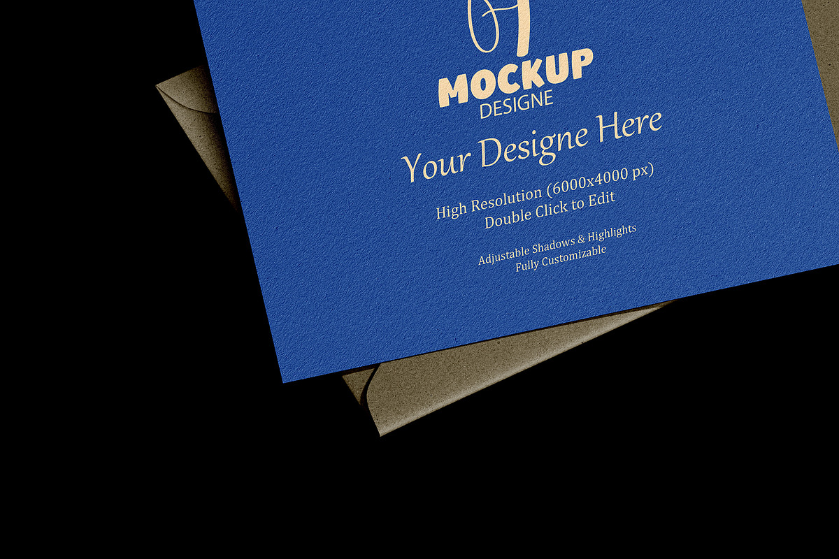 Envelope Mockup with Insert Card, an Advertising Mockup by pixelmock (Photo 15 of 22)