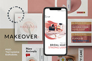 Makeover - Social Media Kit, a Social Media Template by Dirtytemp Studio (Thumbnail 1 of 14)