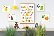 Vector fruits & vegetables Alphabet, a Food Illustration by KVIO (Thumbnail 4 of 10)