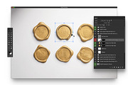 Metallic Wax Seals Mockup, a Product Mockup by Custom Scene (Thumbnail 9 of 12)