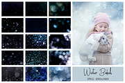 30 Winter Bokeh Overlays, a Texture Graphic by LovePhotoMoment (Thumbnail 10 of 11)