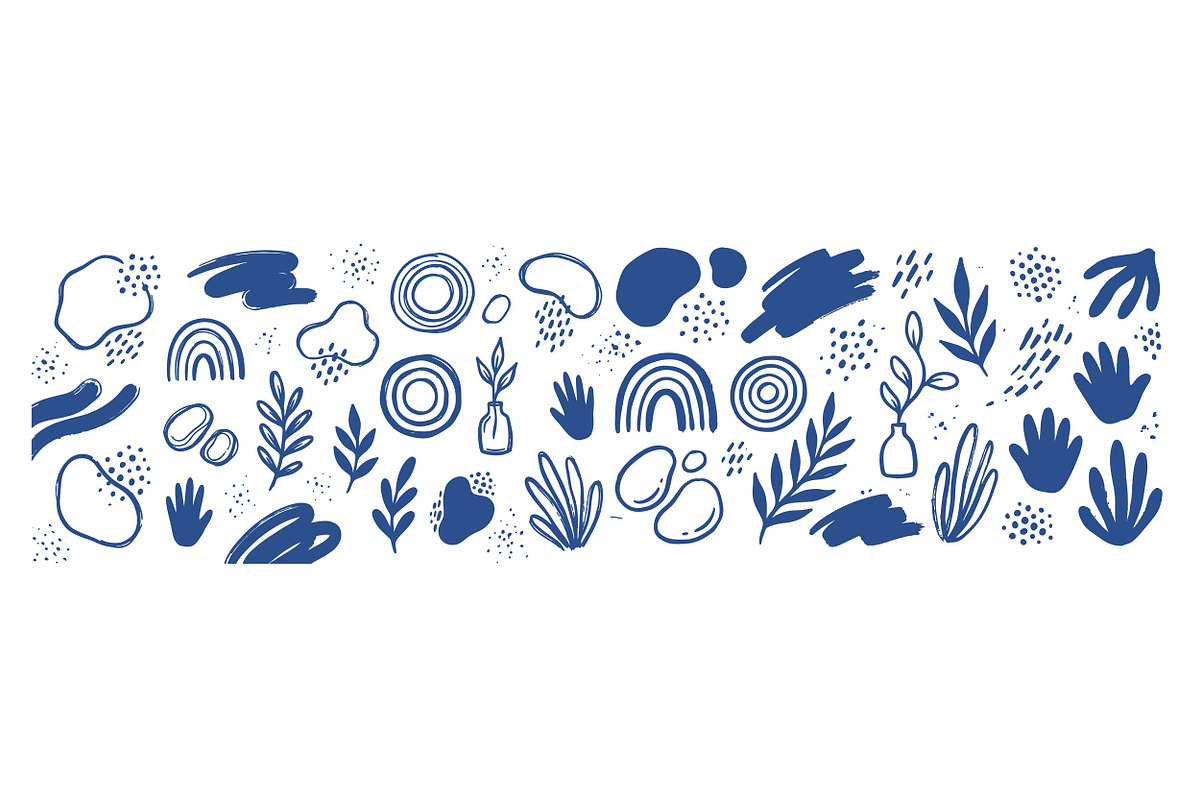 Abstract Hand Drawn Clipart Set, an Illustration by designvectx (Photo 2 of 3)