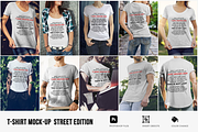 T-Shirt Mock-Up  Street Edition, a Shirt Mockup by Mock-up Store (Thumbnail 9 of 9)