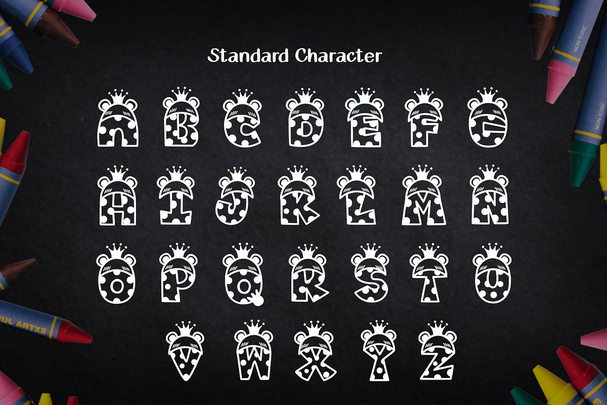 Prince Frog Alphabet, a Script Font by N Nakorn Creative (Photo 2 of 7)