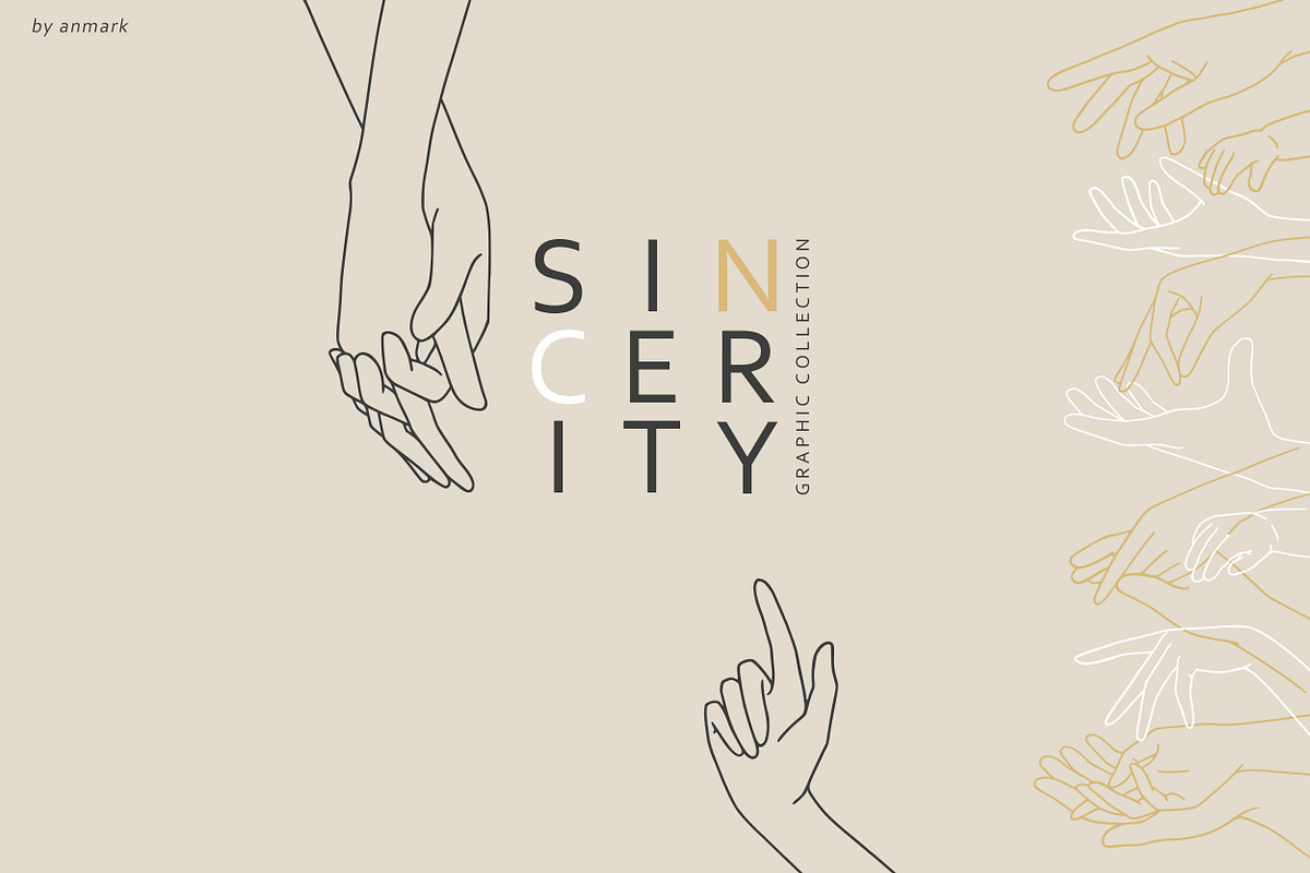 Sincerity. Line art hands, a Person Illustration by AnMark (Photo 1 of 14)