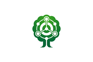 tree analytic data logo, a Branding & Logo Template by Rasagama Studio