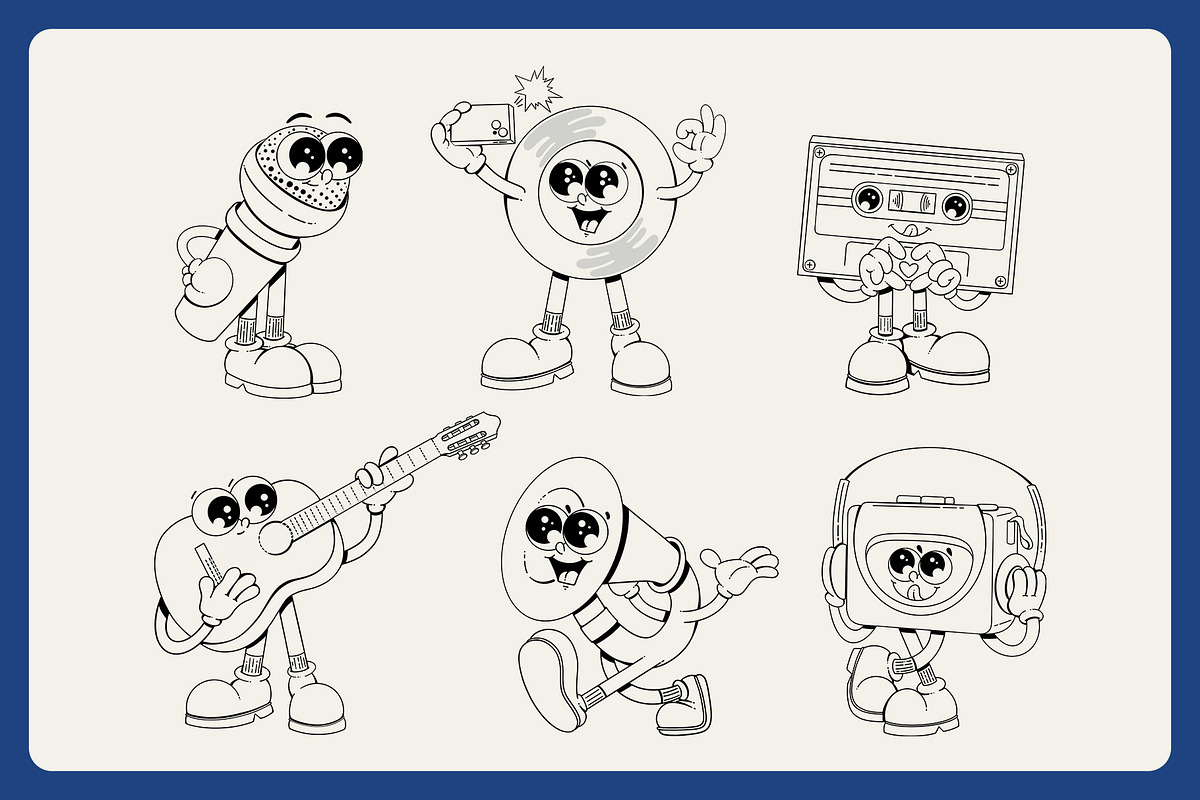 Musical Party - Character Collection, an Illustration by Alina Sh (Photo 7 of 9)
