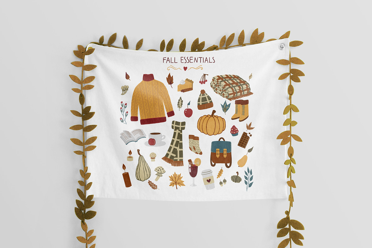 Fall Essentials Hand Drawn Clipart, a Food Illustration by Chloe's Illustrations (Photo 5 of 5)