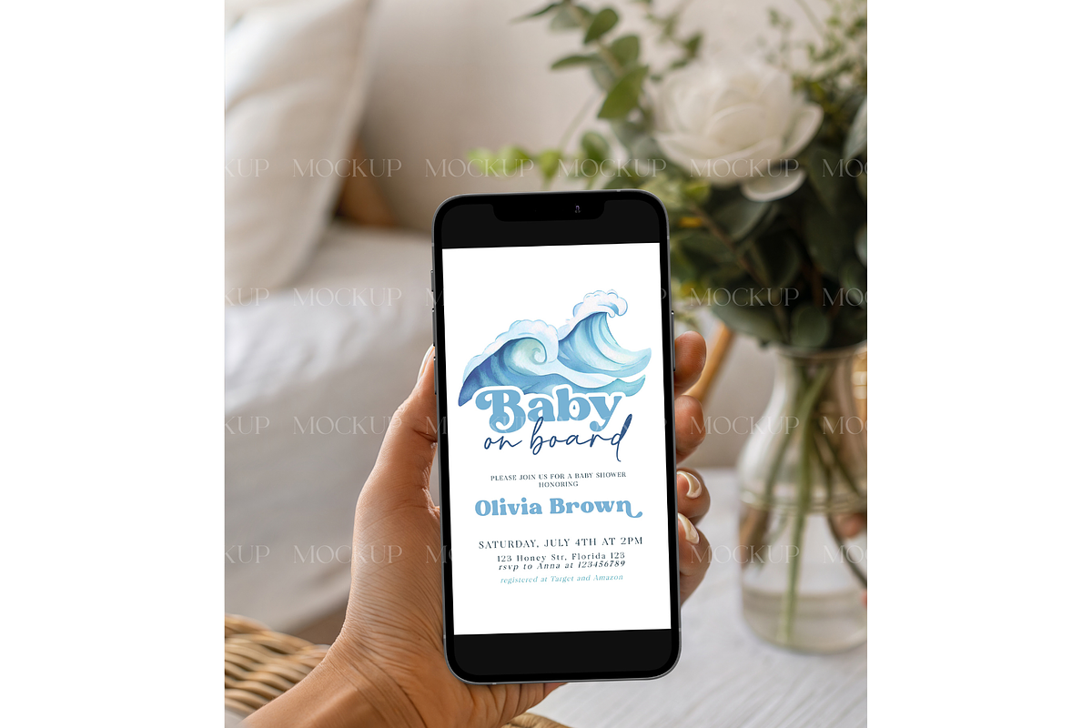 iPhone Mockup for Branding & Apps, a Product Mockup by MockupWizard (Photo 2 of 3)