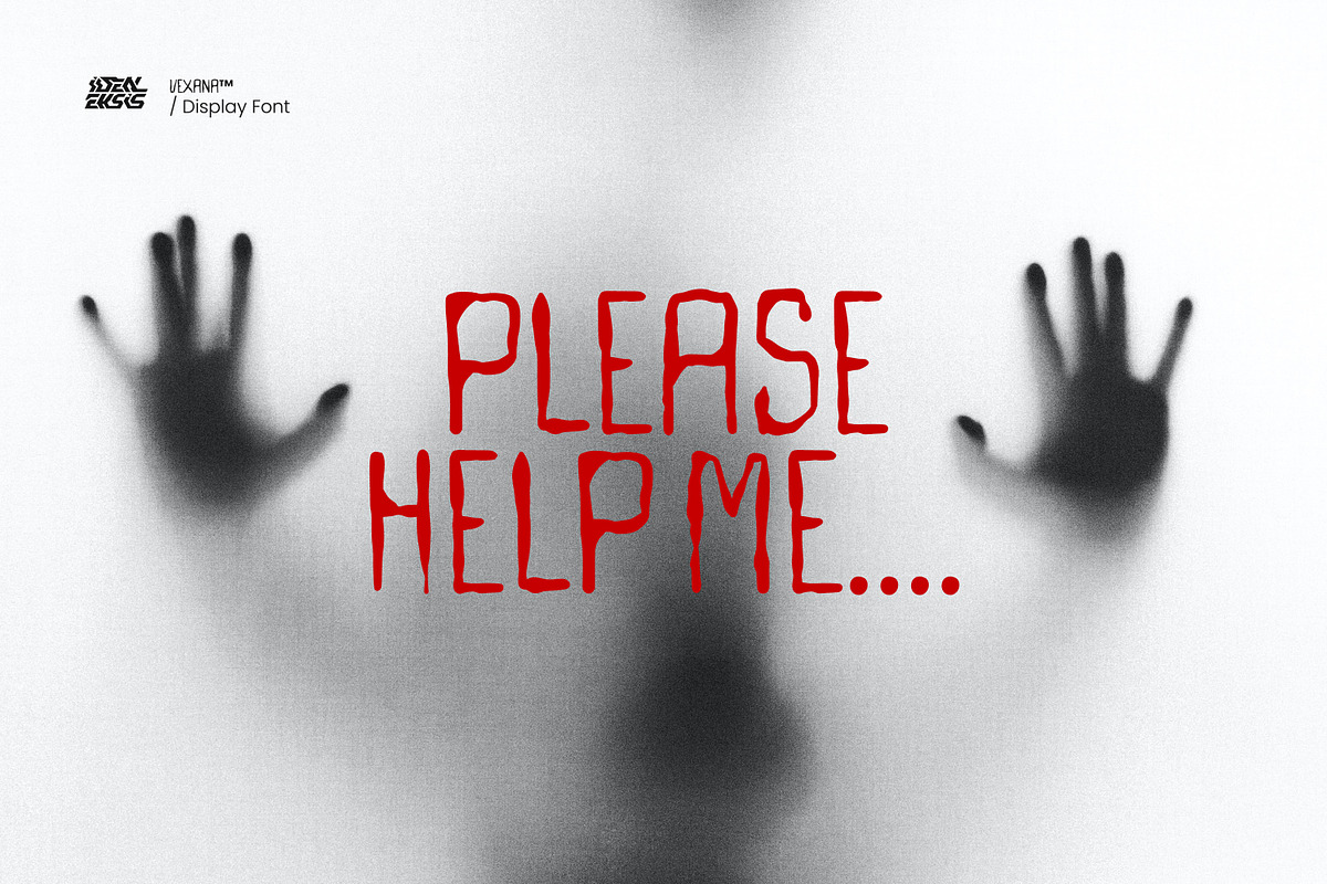 Vexana Ghost - Horror Font, a Handwritten Font by Ideal Eksis (Photo 5 of 7)