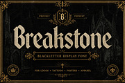 Breakstone, a Blackletter Font by Wow Magic (Thumbnail 2 of 5)