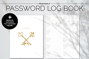 PRINTABLE: Password Keeper, a Stationery Template by Bdemm Studio (Thumbnail 1 of 2)