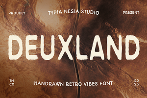 Deuxland - Vintage Handdrawn Font