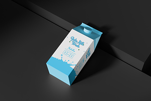 Box Juice PSD Mockup