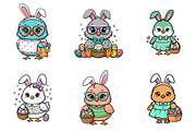 100 Kawaii Easter Chicks Transparent, an Object Graphic by XPERTDESIGNER (Thumbnail 4 of 18)