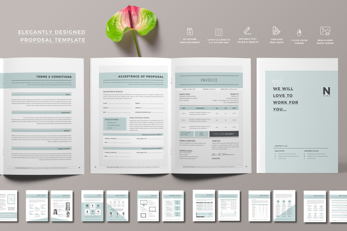Proposal, a Brochure Template by ThemeDevisers (Photo 3 of 4)