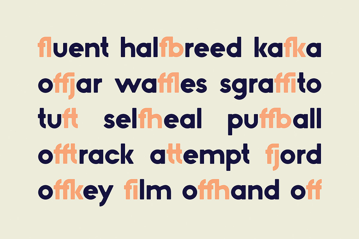 Pikolo Display Font preview 6