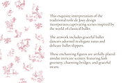 Ballet Toile de Jouy Pattern, a Background Graphic by Hughes Studio (Thumbnail 3 of 7)
