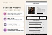 Resume Website Template Simplistic, a Landing Page Template by The Pixel Palace (Thumbnail 2 of 6)