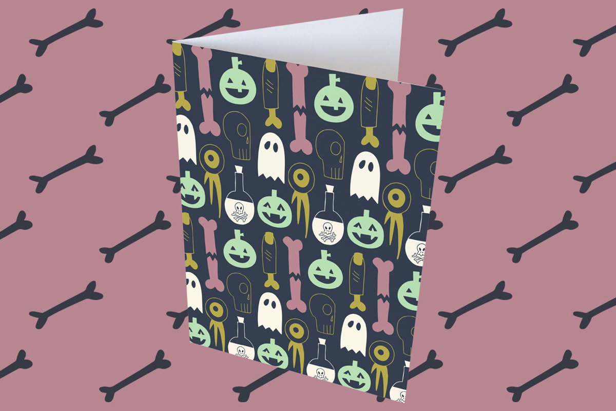 Halloween retro digital papers, a Graphic by Natalia Gonzalez (Photo 4 of 4)