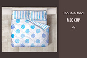 Double Bed Mockup, a Household Mockup by Mockup Up! (Thumbnail 1 of 6)