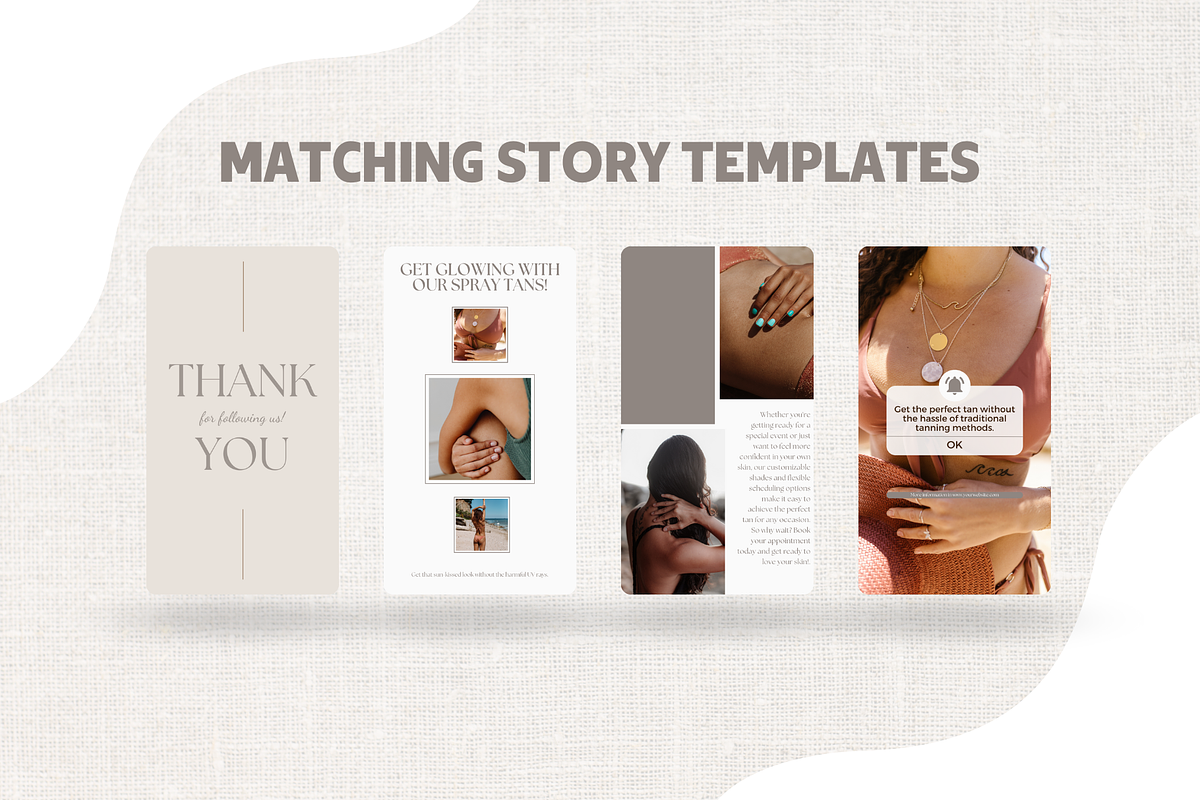 Spray Tan Instagram Post Template, a Social Media Template by EliteMatidi (Photo 7 of 9)